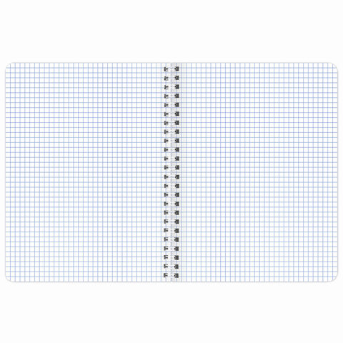 Тетрадь А5 120 л., BRAUBERG, гребень, клетка, обложка картон, "Classic" (микс в спайке)