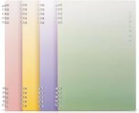 Блокнот A5 148*210 мм, 60 л., лин. "Nusign NS372", спираль сбоку, ассорти