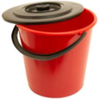Ведро 12л с крышкой и мерной шкалой