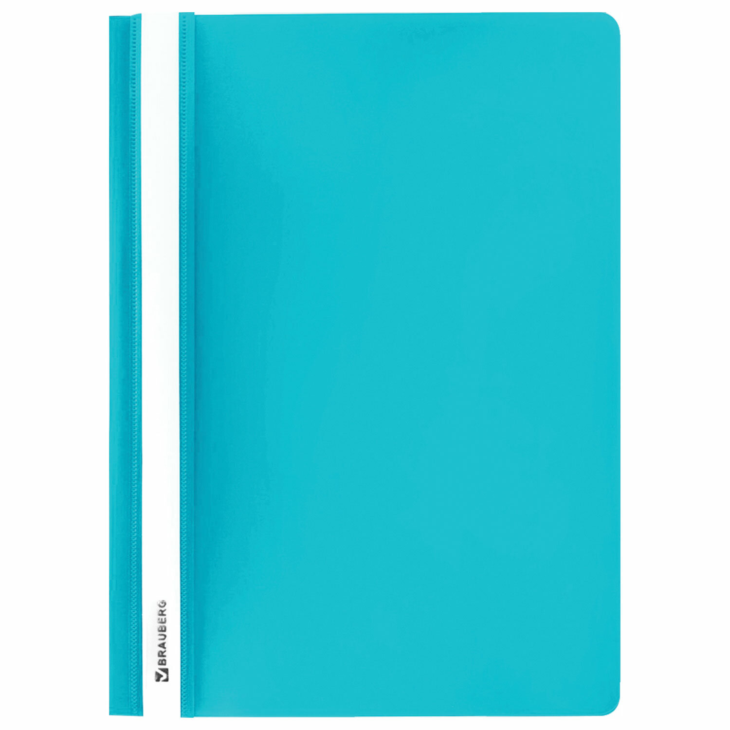 Папка-скоросшиватель BRAUBERG А4 бирюзовый