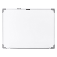 Доска магнитно-маркерная 45*60 см Deli, полимер, белый, в белом алюмин. профиле
