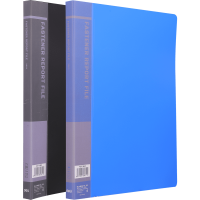 Папка-скоросшиватель с карманом "Deli" пластик ассорти