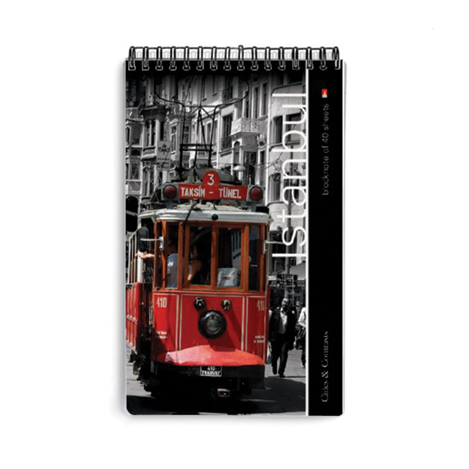 Блокнот АЛЬТ Города А5, 40 листов, клетка, арт. 3-40-463