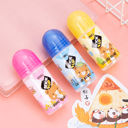 Клей бумажный Deli "Liquid Glue 7301А" 35 мл., жидкий, прозр.