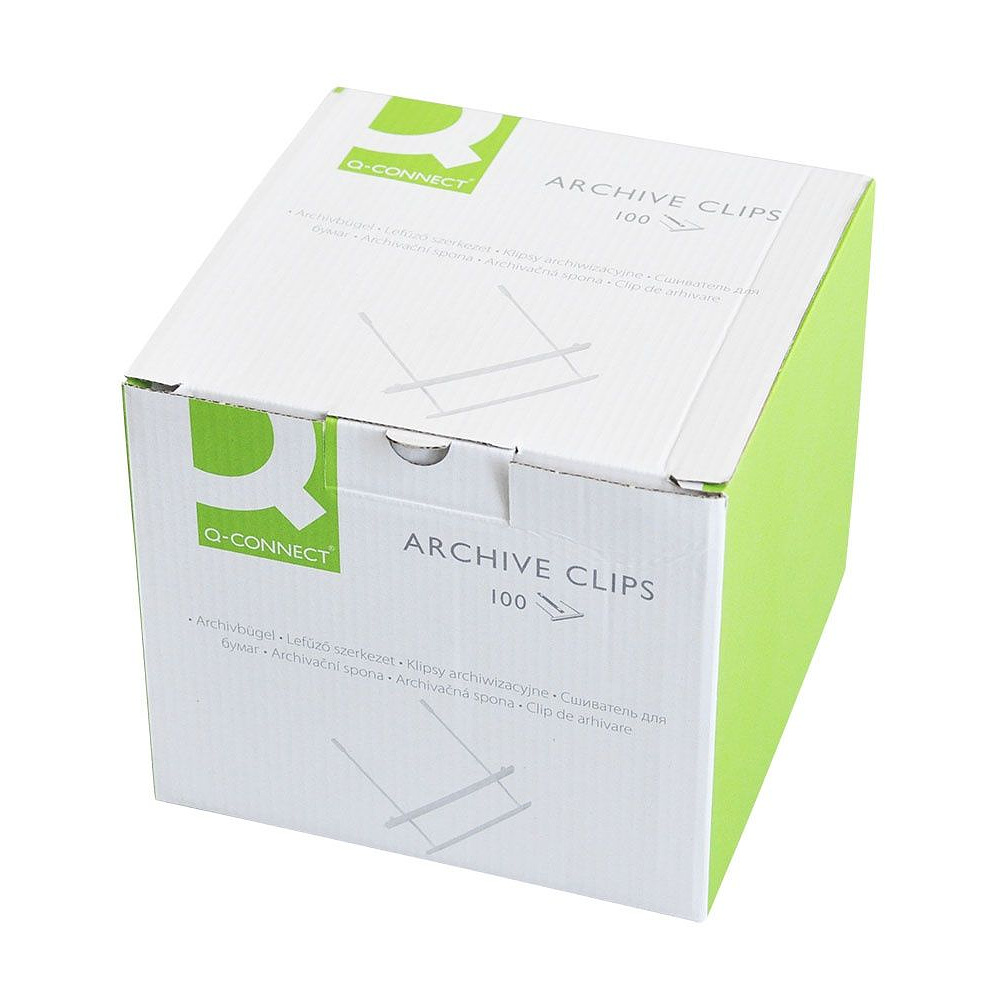 Механизм для архивирования (100 шт) Q-connect, белый