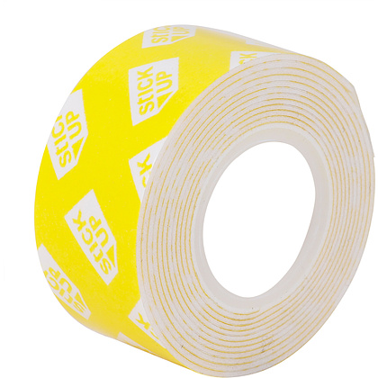 Клейк. лента двусторонняя 25,4 мм*1,5 м "Deli" монтажная, белый