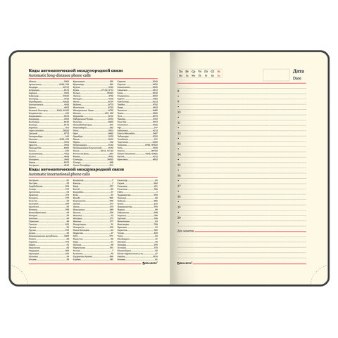 Ежедневник недатированный А5 138x213 мм, 160л. BRAUBERG "Iguana", под кожу