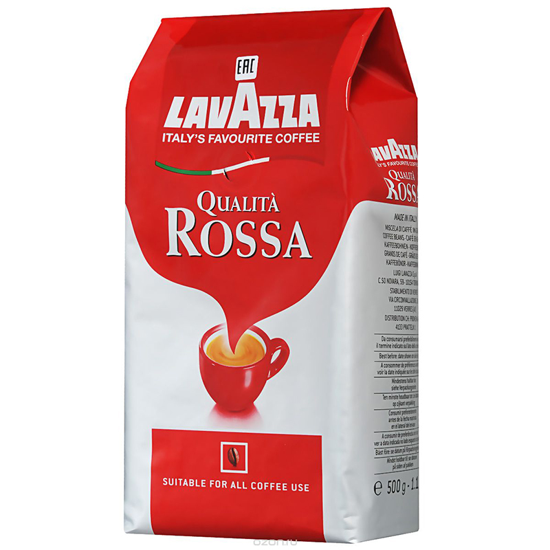 Кофе в зернах LAVAZZA Qualita Rossa 1 кг