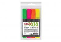 Набор текстовых маркеров STAFF "College" STICK, 4 шт/уп, 1-4 мм