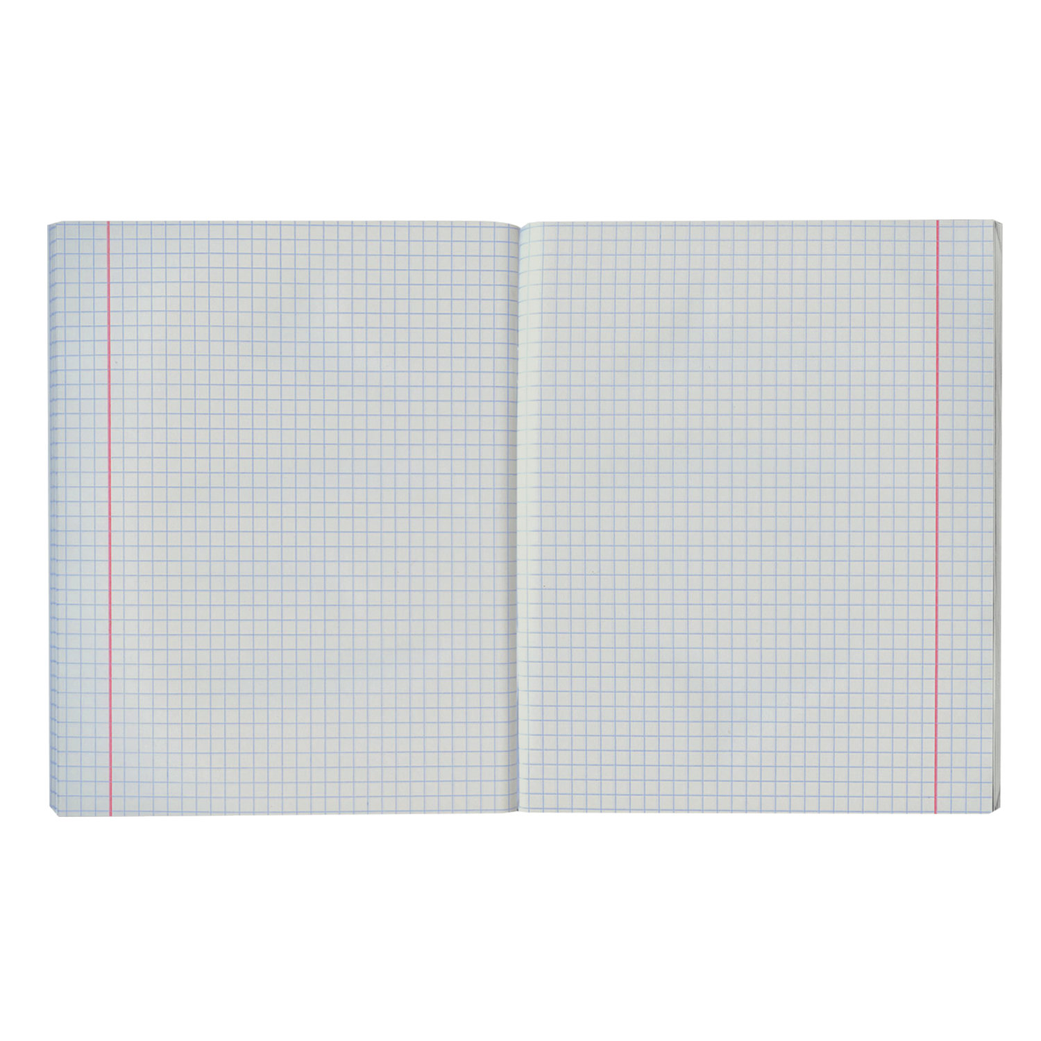 Тетрадь А5 96 л. клет. "Бумвинил" скоба, офсет №2 ЭКОНОМ, клетка, STAFF, синий