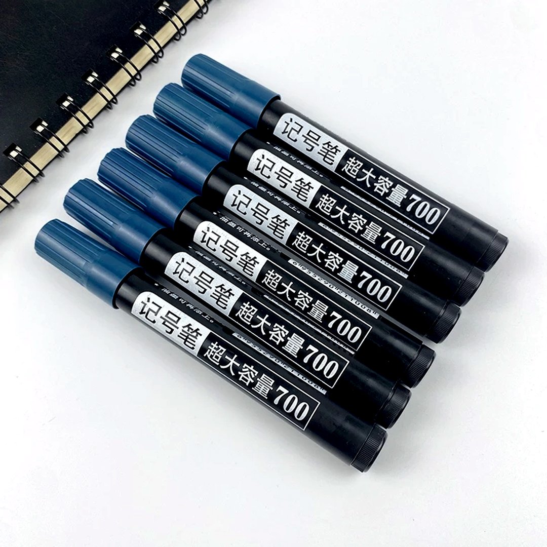 Маркер перман. синий WY-700-2