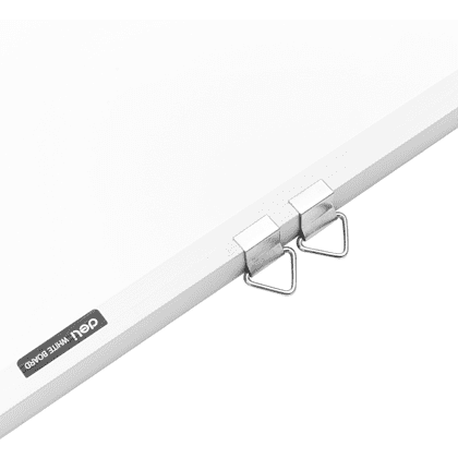 Доска 90*120 см, полимер, белый, в белом алюмин. профиле Deli