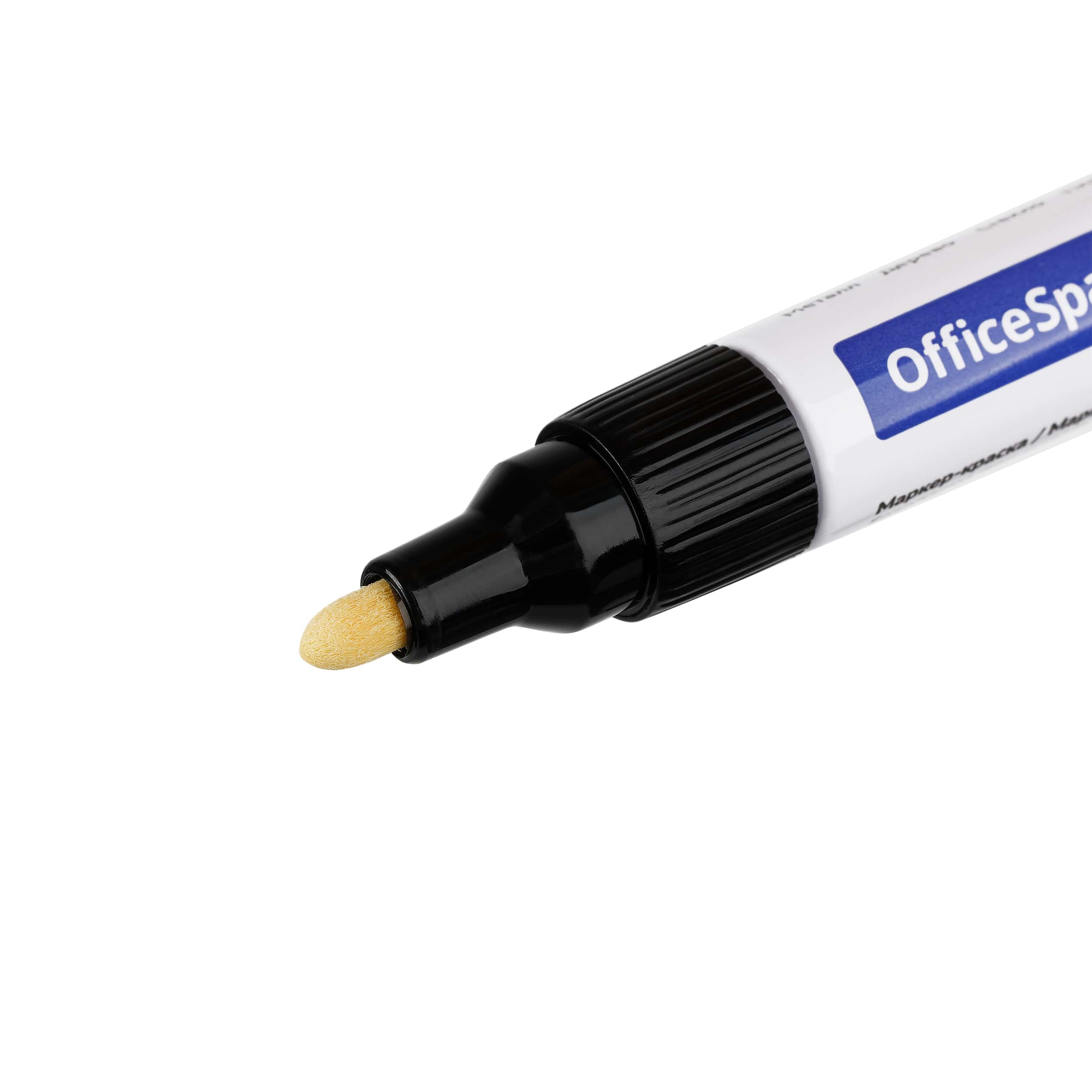 Маркер-краска OfficeSpace 1-4 мм чёрная ( нитро-основа ) 