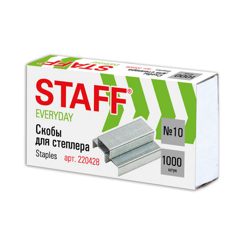 Скобы для степлера STAFF