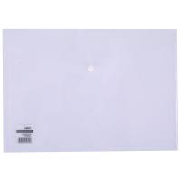 Папка конверт на кнопке А4 "Deli" прозрачный, ассорти