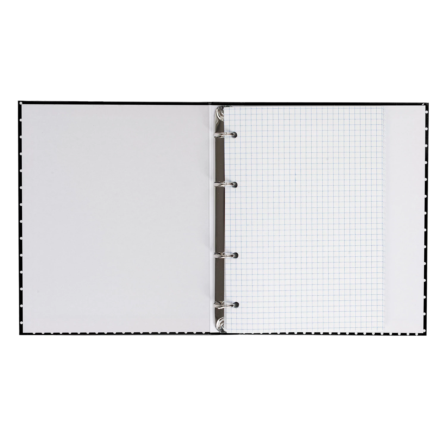 Тетрадь А5 120 л., клет. BRAUBERG "Стиль", на кольцах, твердый картон