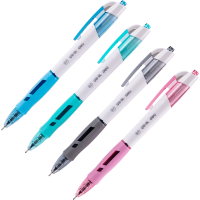 Ручка шарик/автомат. "Arris" 0,7 мм., пласт., ассорти, стерж. синий