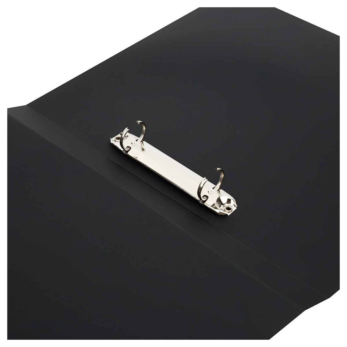 Папка на 2 кольца А4 25 мм OfficeSpace "Вита" пластиковая, 500 мкм, чёрная