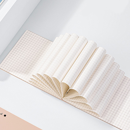 Блокнот А6 DELI "Nu Sign", 60 л., в клетку, ассорти