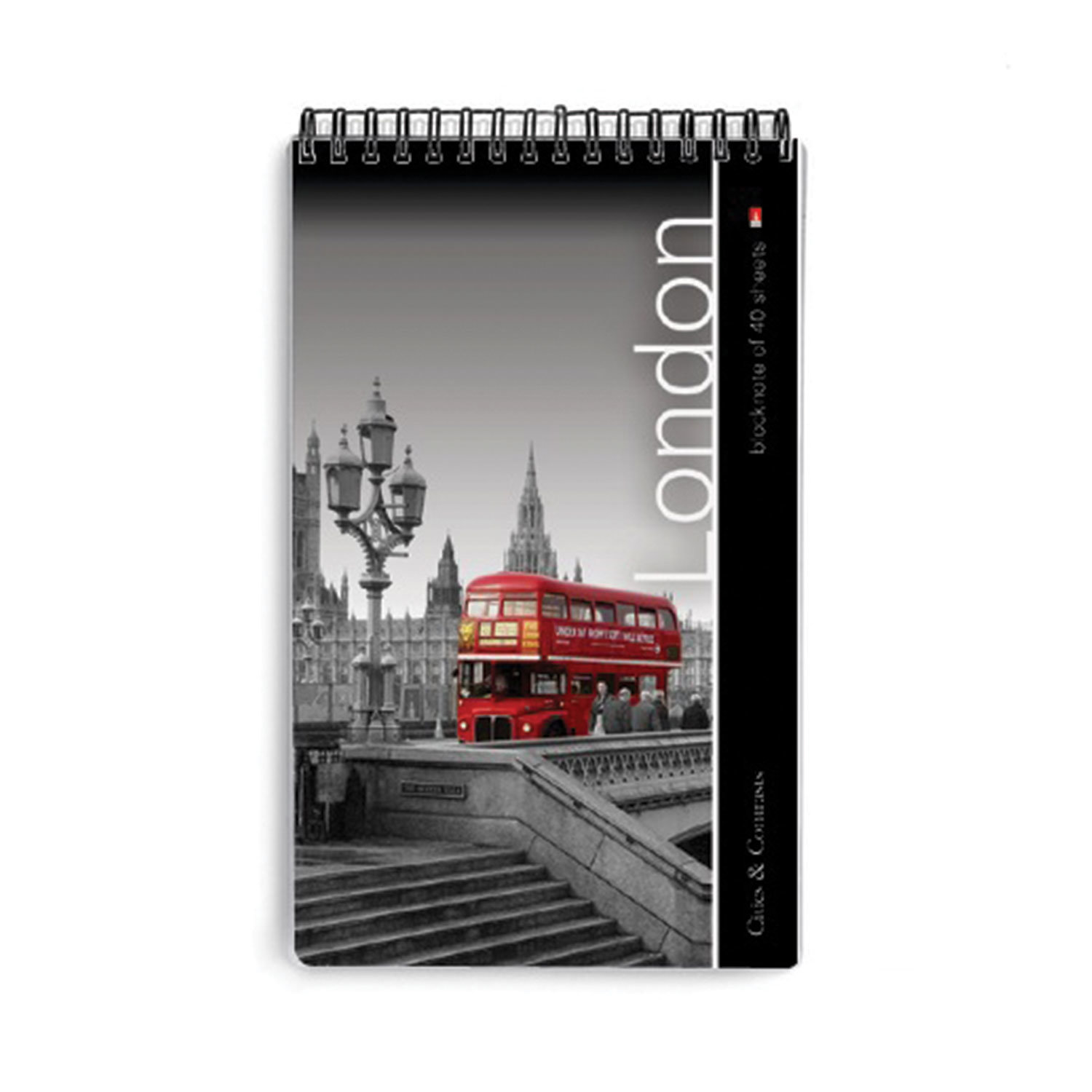 Блокнот АЛЬТ Города А5, 40 листов, клетка, арт. 3-40-463