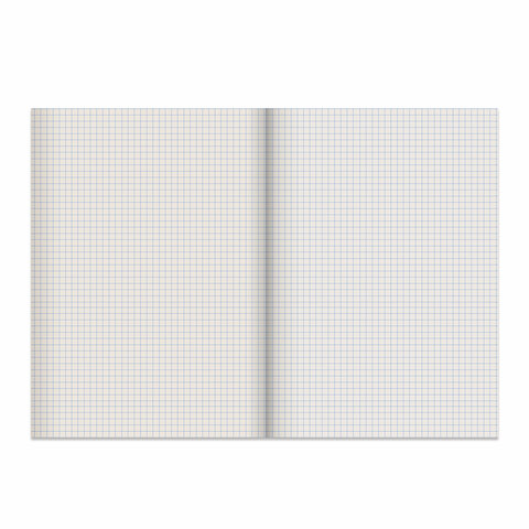 Тетрадь А4 80 л., клет. "Бумвинил" STAFF скоба, офсет №2 эконом, синий