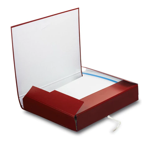 Папка на завязках (2 зав.) архивная для бумаг бумвинил 85 мм до 700 л