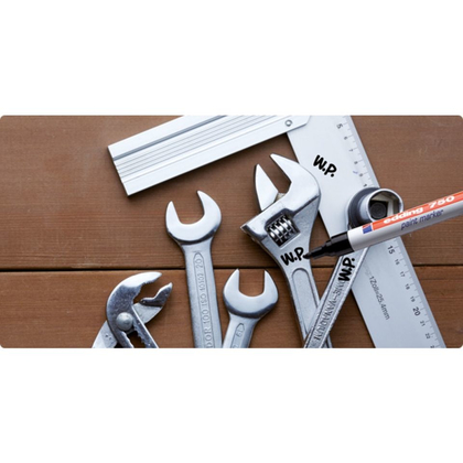 Маркер перм., на нитрокраске "750" серебристый