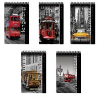 Блокнот АЛЬТ Города А5, 40 листов, клетка, арт. 3-40-463