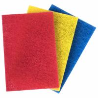 Губки-салфетки АБРАЗИВНЫЕ 130х90х5мм КОМПЛЕКТ 3шт от стойких загрязнений LAIMA