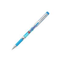 Ручка шарик. "Butterflow" 0,7 мм, пласт., синий/серебристый, стерж. синий