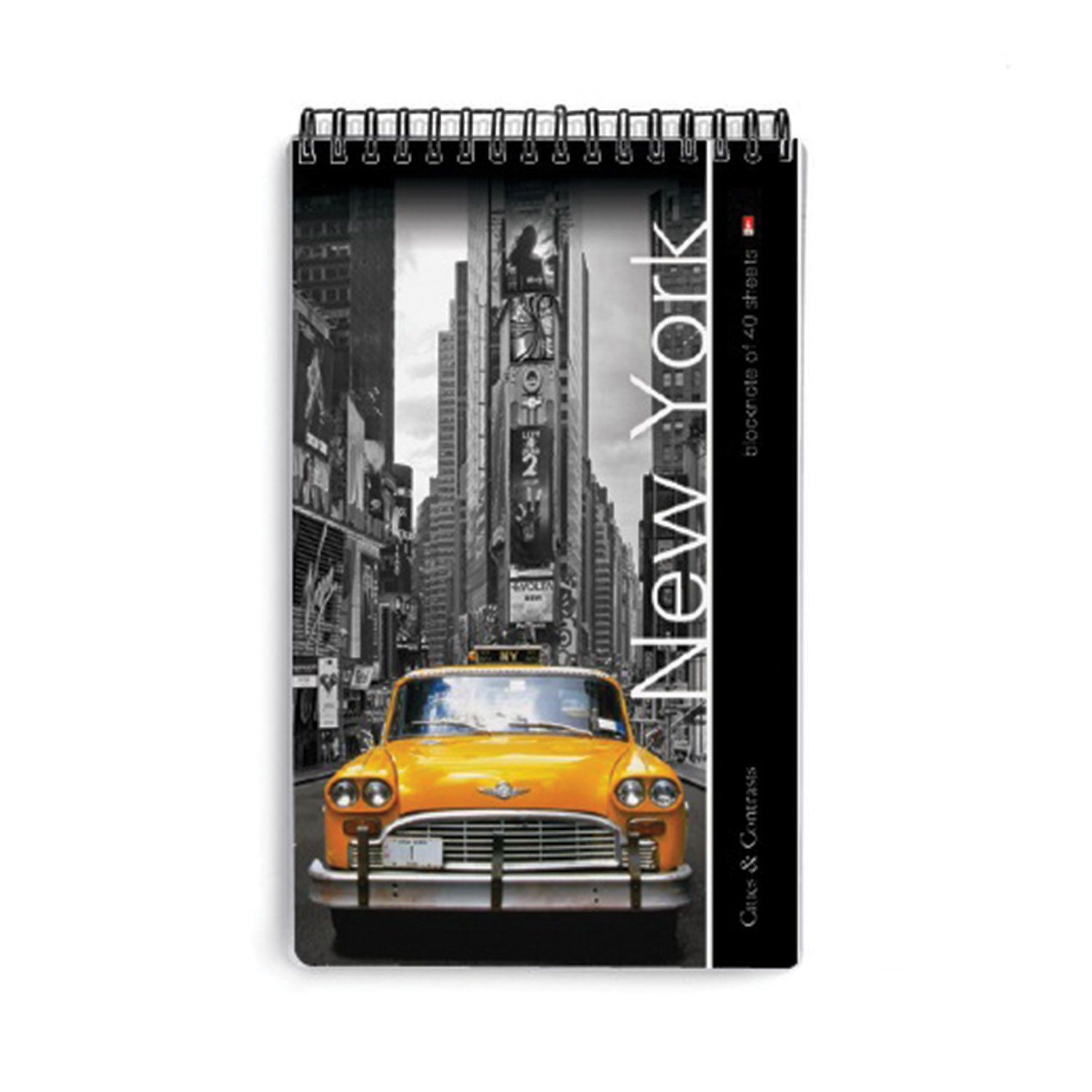 Блокнот АЛЬТ Города А5, 40 листов, клетка, арт. 3-40-463