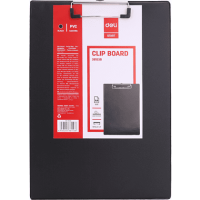 Планшет с зажимом А4 Deli "ПВХ" черный