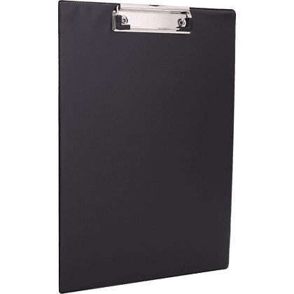 Планшет с зажимом А4 Deli "ПВХ" черный