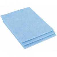 Салфетка из вискозы, 80г/м2, 30*30см, голубой, 3шт/упак