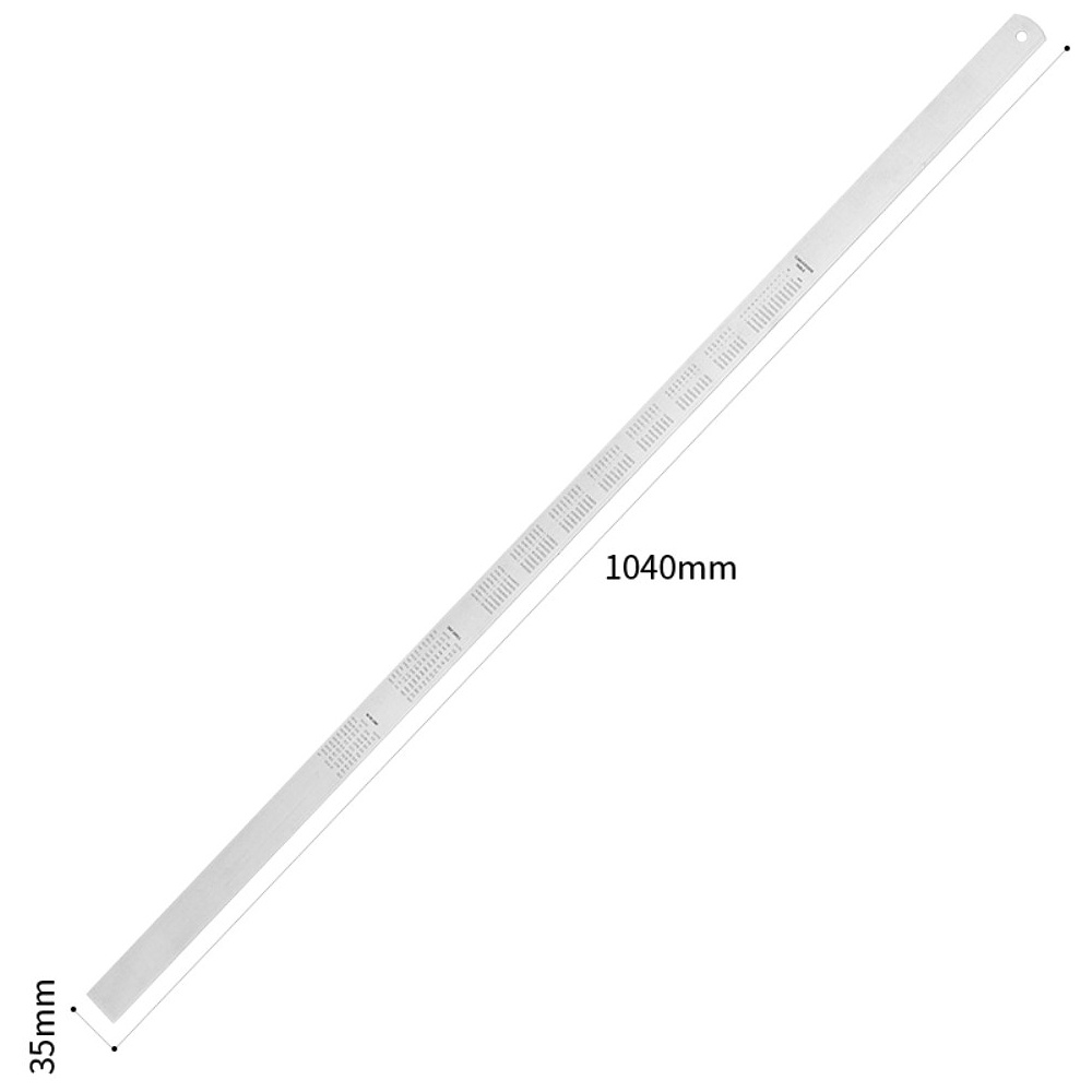 Линейка 100 см "Deli 8100" металл.