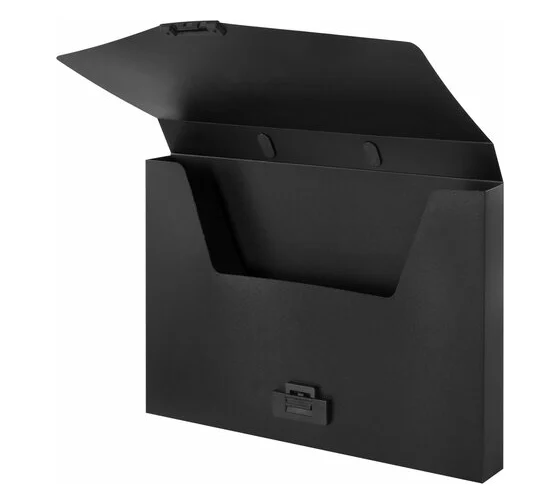 Портфель пластиковый STAFF А4 (320х225х36 мм), без отделений