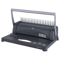 Перфобиндер Deli Plastic Binder 3871 на пласт. пружину, сшивает до 350 лст., перфорирует 12 лст.