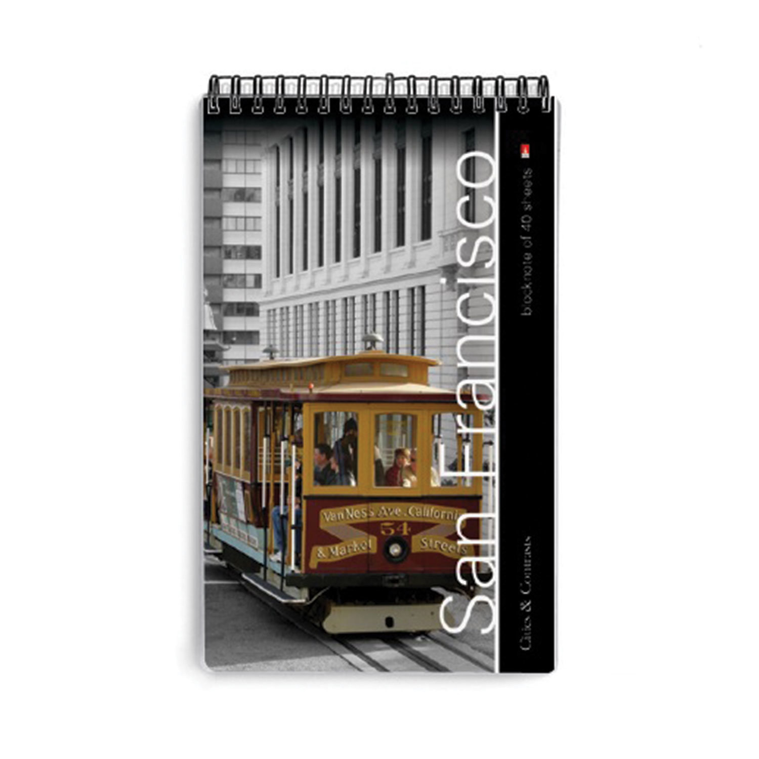 Блокнот АЛЬТ Города А5, 40 листов, клетка, арт. 3-40-463