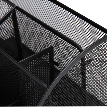 Подставка для канцелярских мелочей "Deli Office Set" метал. сетка