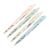 Ручка шарик/автомат. "Q70-BL" 0,7 мм., пласт., ассорти, стерж. синий