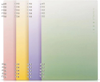 Блокнот A5 DELI "Nusign NS372", 60 л., линейка, ассорти