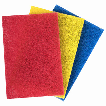 Губки-салфетки АБРАЗИВНЫЕ LAIMA, КОМПЛЕКТ 3шт, 130х90х5мм, от стойких загрязнений