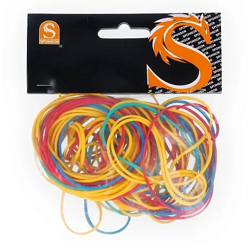 Резинка для денег 50 гр. (d=60 мм) SPONSOR, ассорти