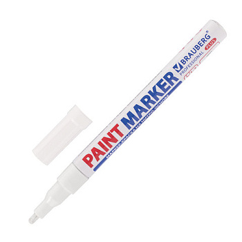 Маркер-краска BRAUBERG Profesional Plus (paint marker) лаковый 2 мм (нитро-основа)