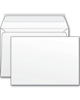 Конверт 162*229, С5, НМ, б/п,0+1, силикон