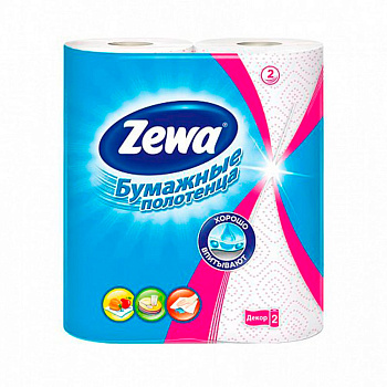 Полотенца бумажные Zewa Premium, 1*2 рул, 2 слоя