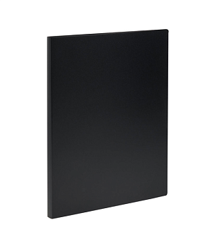 Папка с пружин. скоросшивателем OfficeSpace "Вита" А4, 17мм, 500мкм, пластик, черная