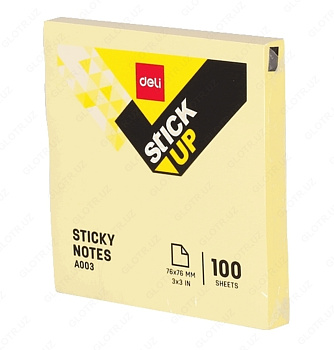 Бумага для заметок на клейкой основе "Deli" 100 л.