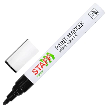 Маркер-краска STAFF Profit (paint marker) лаковый 2-4 мм (нитро-основа)