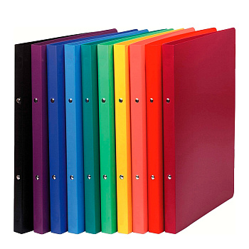 Папка на кольцах "Exacompta", 2 кольца, ассорти